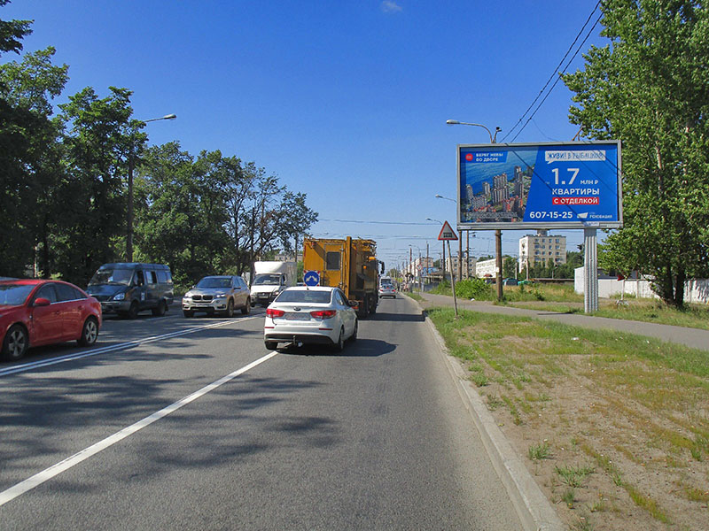 Фотография рекламного носителя, тип: Билборд 3x6, адрес: Краснопутиловская ул., д.65, корп.2, Санкт-Петербург, Россия. Сторона А №164809