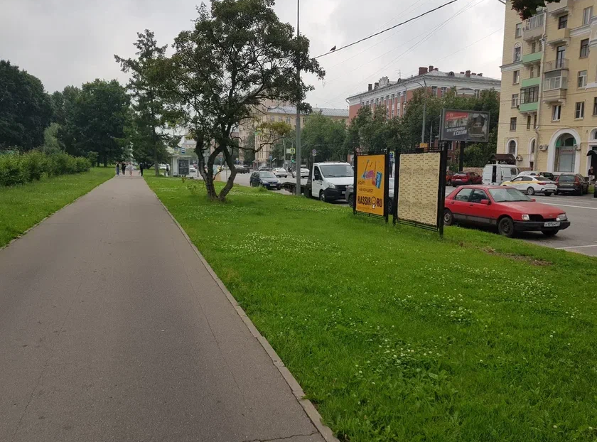 Фотография рекламного носителя, тип: Афиша 1.75x1.8, адрес: Куусинена ул., д.15, стенд 2, Москва, Россия. Сторона B №886913