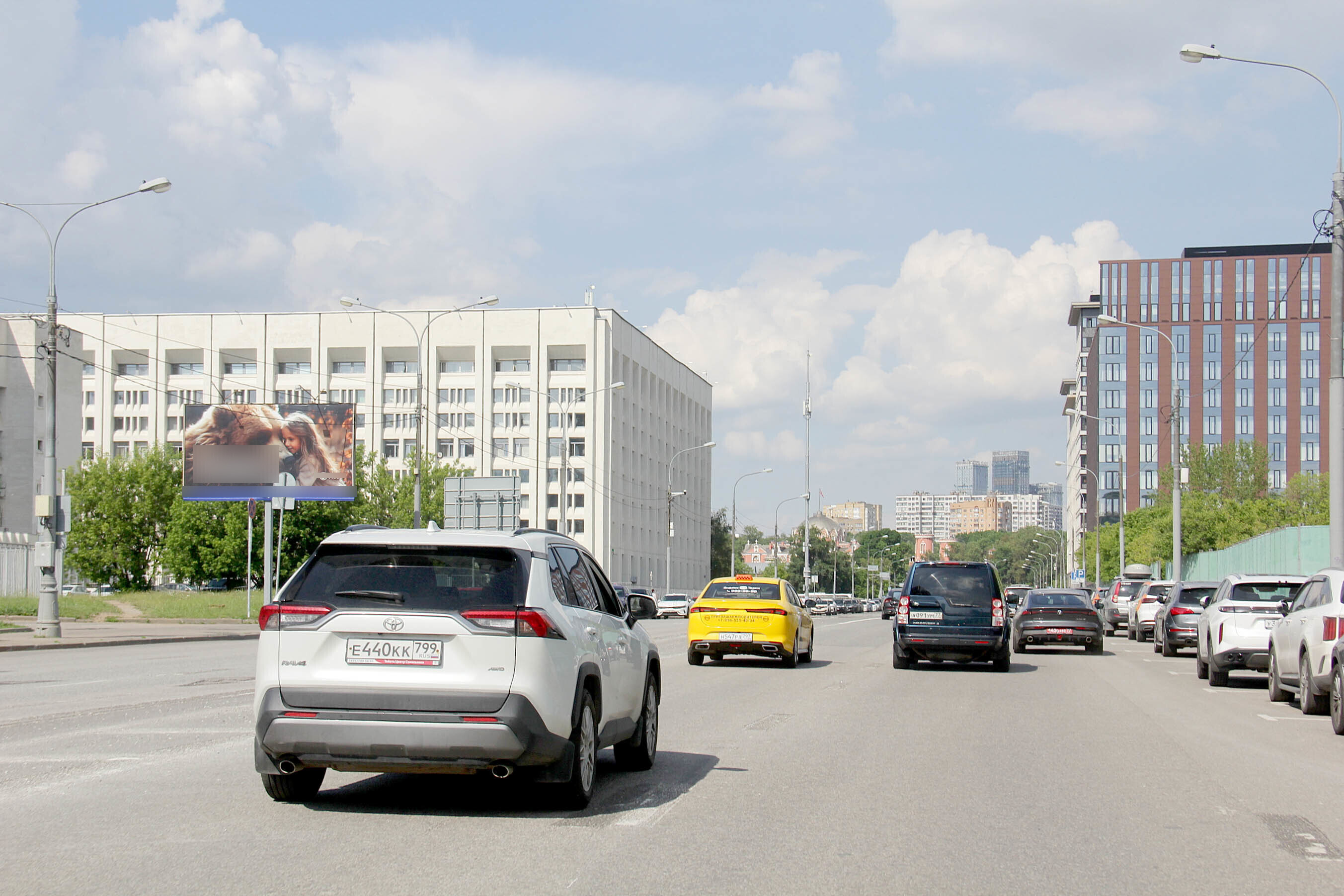 Фотография рекламного носителя, тип: Билборд 3x6, адрес: Шапошникова Маршала ул. Х Авиаконструктора Микояна ул., Москва, Россия. Сторона Б №354660