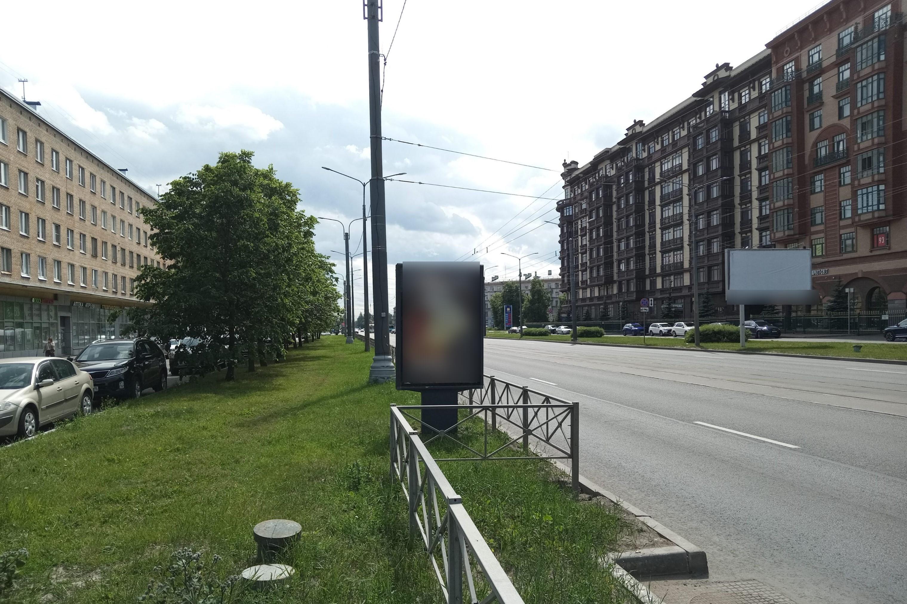 Фотография рекламного носителя, тип: Ситиформат 1.8x1.2, адрес: Наличная ул., д.33-2, Санкт-Петербург, Россия. Сторона Б №108132