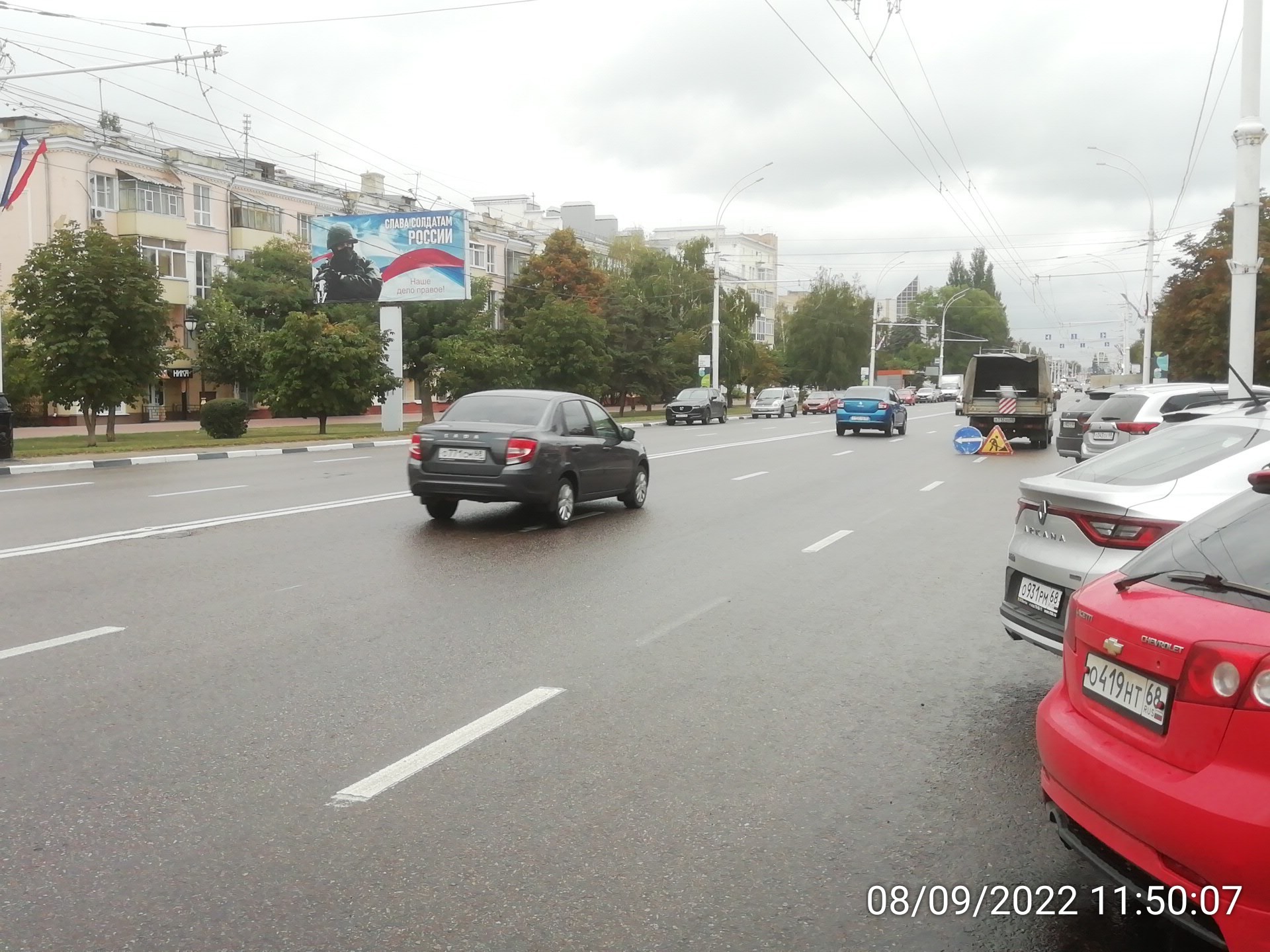 Фотография рекламного носителя, тип: Билборд 3x6, адрес: Интернациональная ул., д.67, Тамбов, Тамбовская область, Россия. Сторона Б №1374119