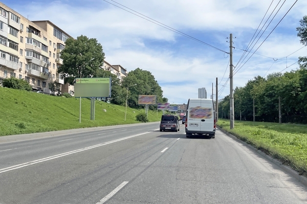 Фотография рекламного носителя, тип: Билборд 3x6, адрес: Луговая ул., д.63, Владивосток, Приморский край, Россия. Сторона Б №154035