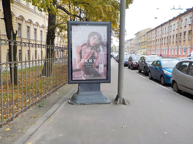 Фотография рекламного носителя, тип: Ситиформат 1.8x1.2, адрес: Академика Лебедева ул., д.4 Х Пироговская наб., Санкт-Петербург, Россия. Сторона В №164287