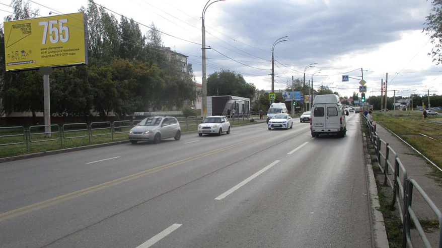 Фотография рекламного носителя, тип: Билборд 3x6, адрес: Вокзальная ул., д.94, Магнитогорск, Челябинская область, Россия. Сторона B №200717
