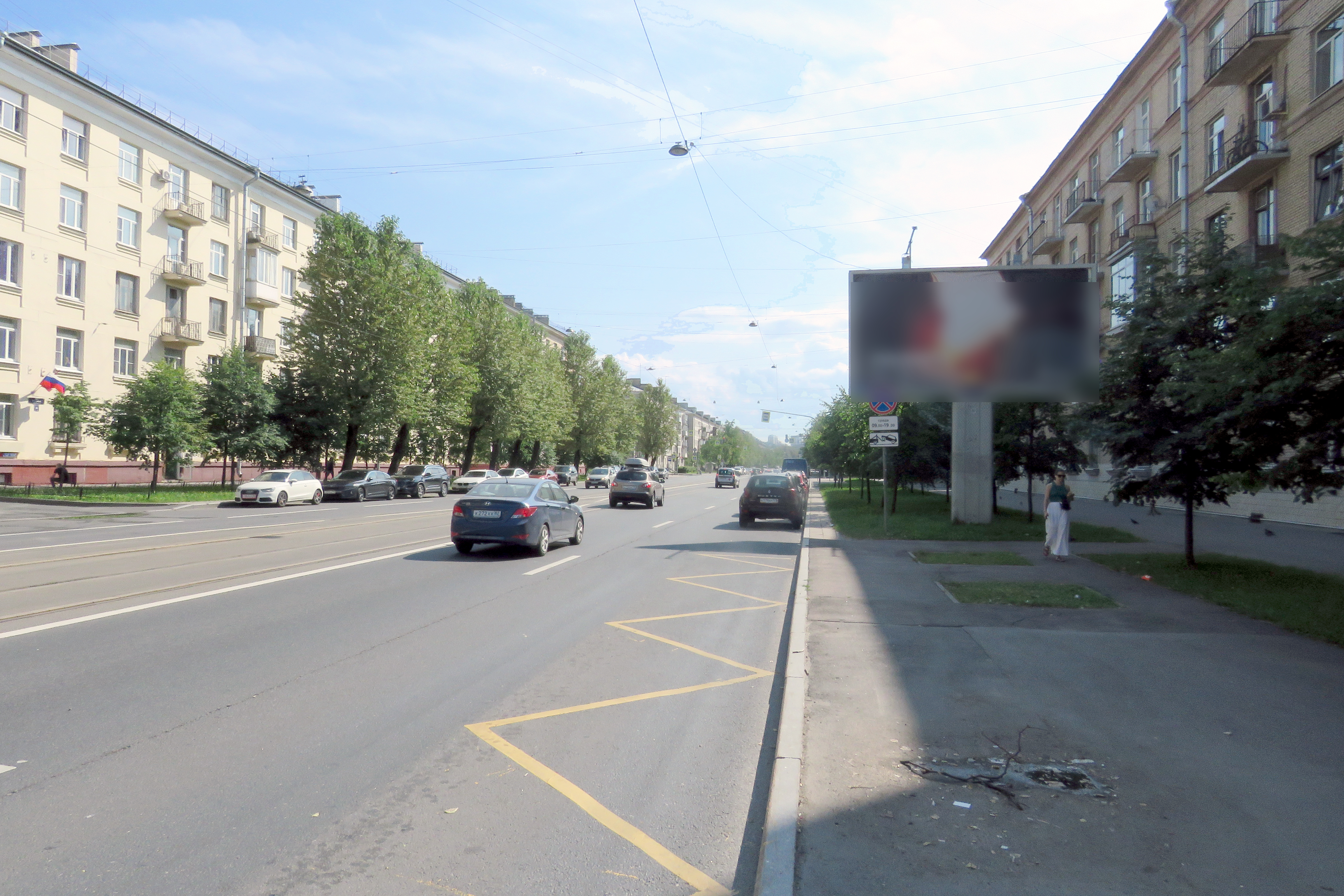 Фотография рекламного носителя, тип: Билборд 3x6, адрес: Ленсовета ул., д.19, Санкт-Петербург, Россия. Сторона А №106631