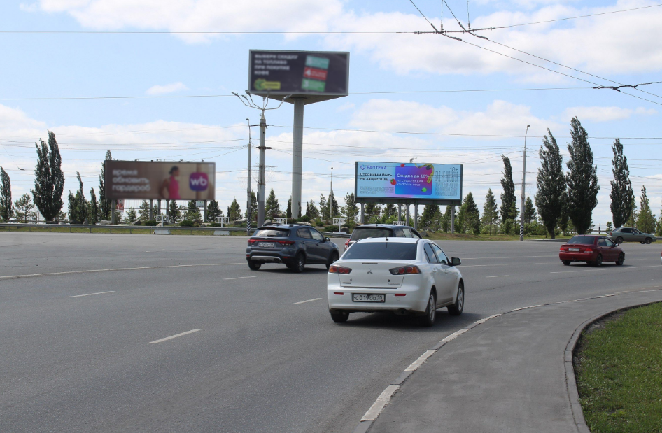 Фотография рекламного носителя, тип: Суперсайт 4x12, адрес: Суворова ул., Кировская развязка №10, Омск, Омская область, Россия. Сторона А1 №820461