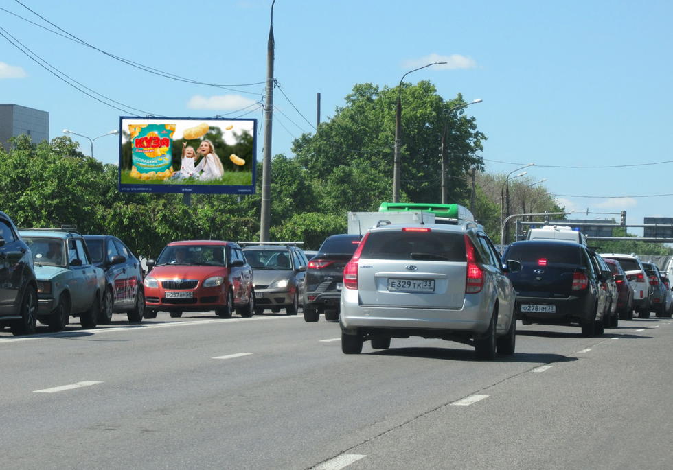 Фотография рекламного носителя, тип: Билборд 3x6, адрес: Московское ш. Х Лакина ул., Владимир, Владимирская область, Россия. Сторона Б1 №154311