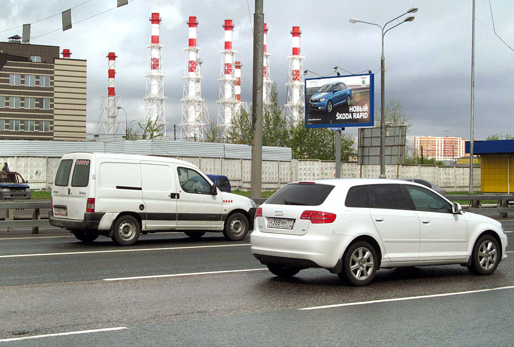 Фотография рекламного носителя, тип: Билборд 3x6, адрес: Краснопресненский пр-т., Москва, Россия. Сторона B №16525
