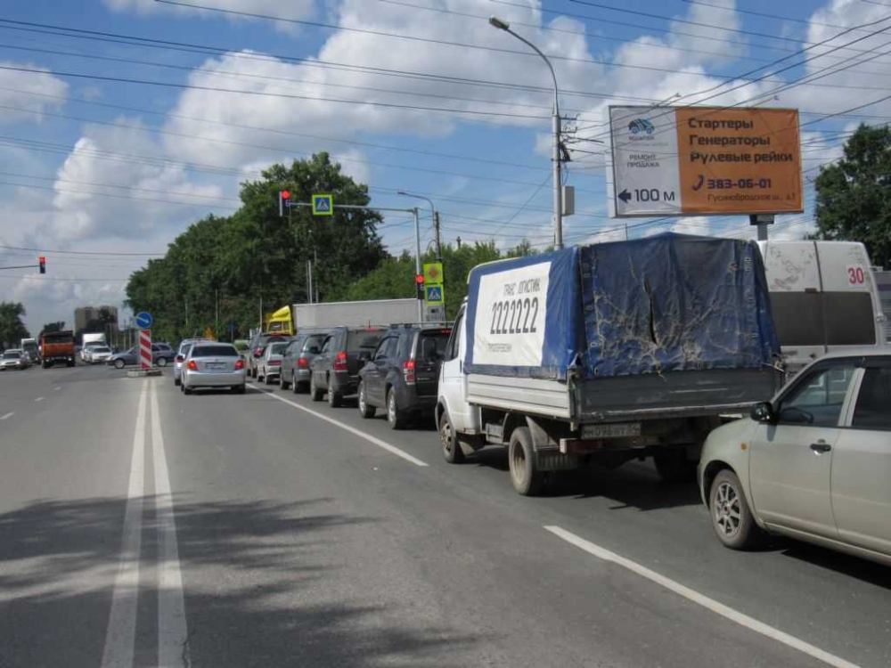 Фотография рекламного носителя, тип: Билборд 3x6, адрес: Никитина ул. Х Есенина ул., Новосибирск, Новосибирская область, Россия. Сторона A №184378
