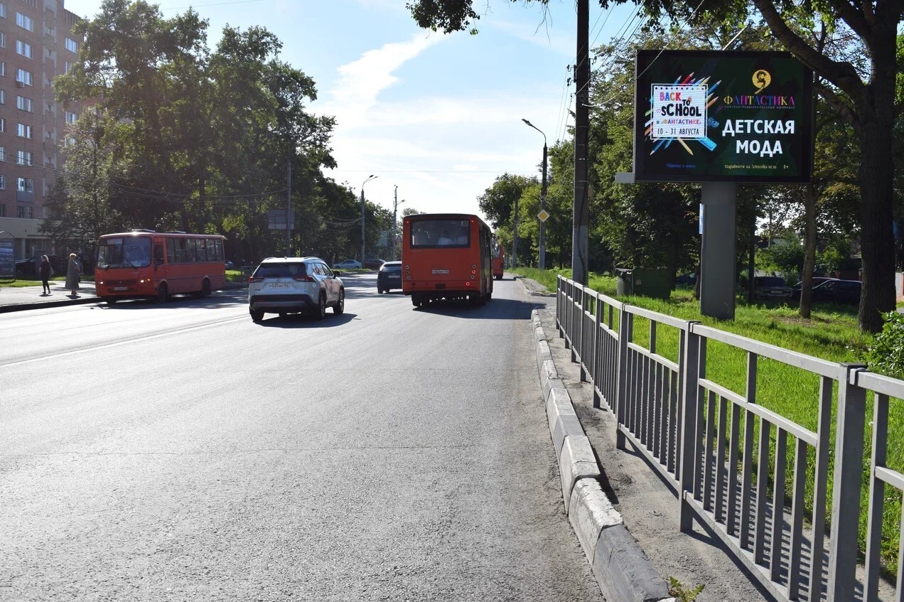 Фотография рекламного носителя, тип: Ситиборд 2.7x3.7, адрес: Родионова ул., д.78, Нижний Новгород, Нижегородская область, Россия. Сторона A1-А12 №723792