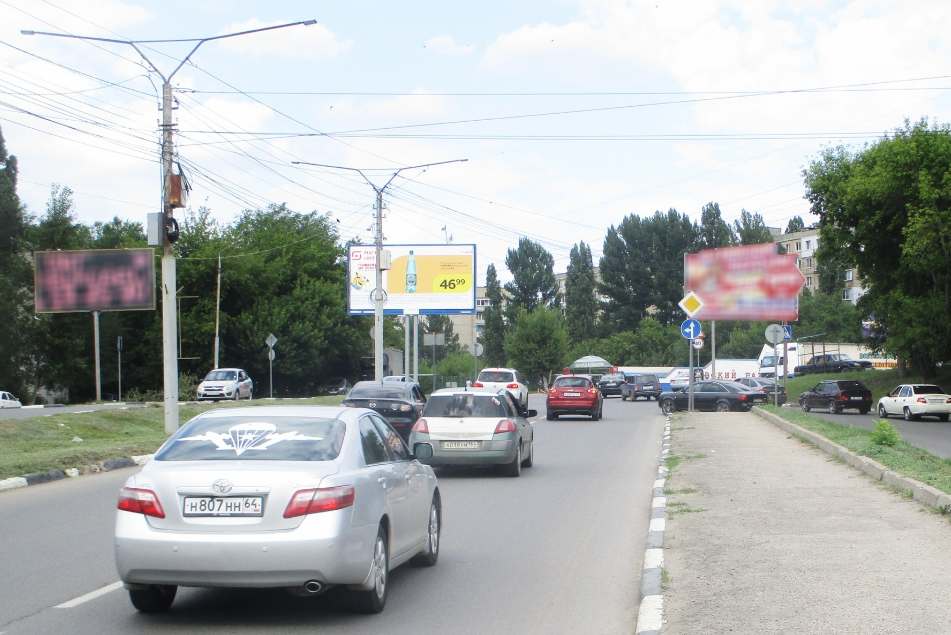 Фотография рекламного носителя, тип: Билборд 3x6, адрес: Техническая ул., поз.1, Саратов, Саратовская область, Россия. Сторона А1 №156948