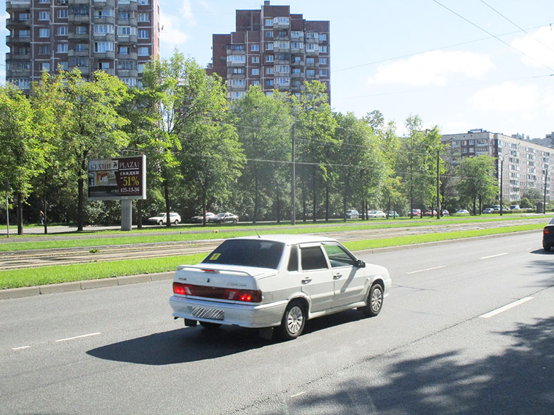 Фотография рекламного носителя, тип: Билборд 3x6, адрес: Тихорецкий пр-т., д.33, корп.1, Санкт-Петербург, Россия. Сторона В №164763