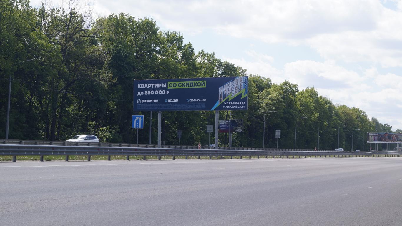 Фотография рекламного носителя, тип: Суперсайт 3x12, адрес: Воронеж-Москва а/д., 3 626м, Воронеж, Воронежская область, Россия. Сторона A №639634