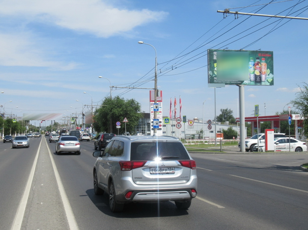 Фотография рекламного носителя, тип: Билборд 3x6, адрес: Ленина пр-т., д.116А, Волгоград, Волгоградская область, Россия. Сторона А №111365