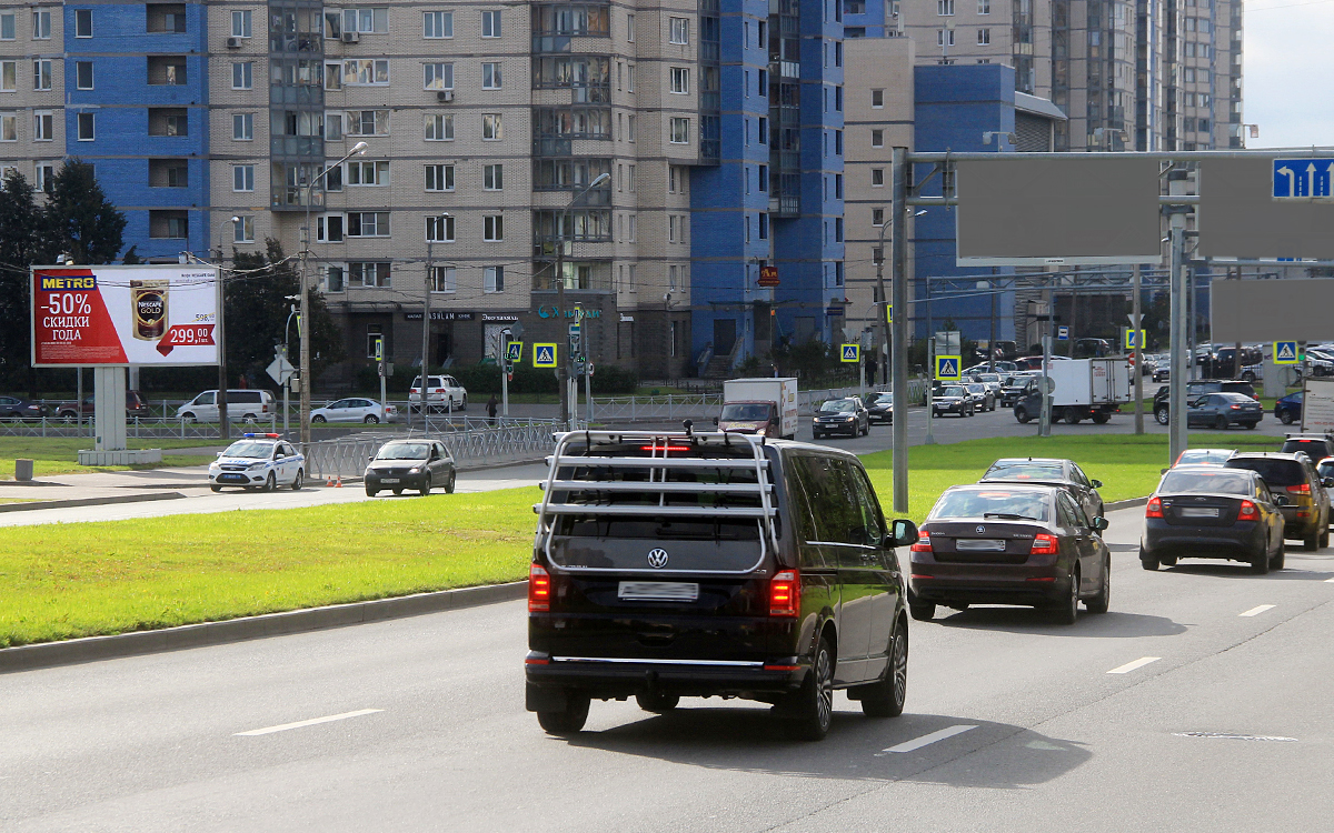 Фотография рекламного носителя, тип: Билборд 3x6, адрес: Репищева ул., д.1, Санкт-Петербург, Россия. Сторона B №171759