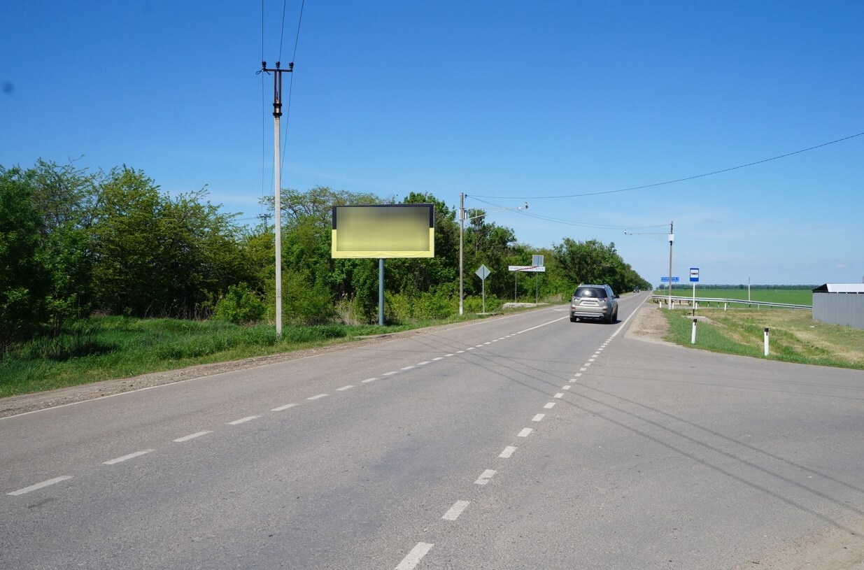 Фотография рекламного носителя, тип: Билборд 3x6, адрес: Приморско-Ахтарск-Бородинская а/д, АЗС Октан Юг, Приморско-Ахтарск, Краснодарский край, Россия. Сторона Б №714682