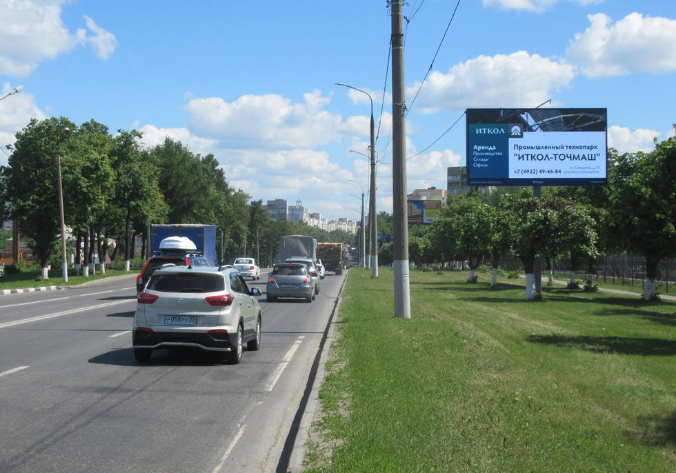 Фотография рекламного носителя, тип: Билборд 3x6, адрес: Московское ш. Х Лакина ул., Владимир, Владимирская область, Россия. Сторона А1 №154310