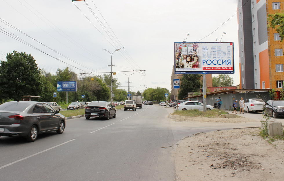 Фотография рекламного носителя, тип: Билборд 3x6, адрес: Спортивная ул., д.11а, Рязань, Рязанская область, Россия. Сторона А №160087