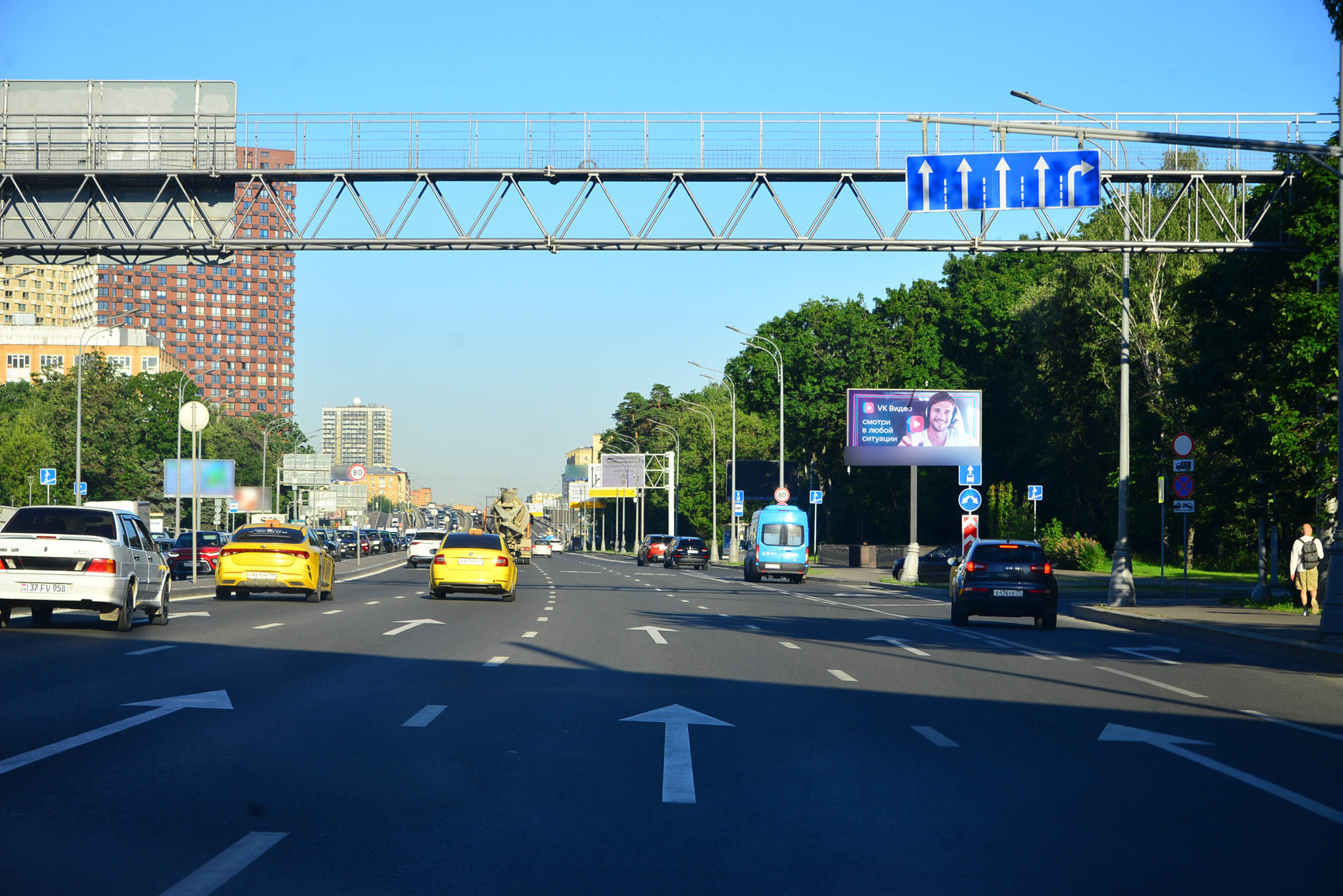 Фотография рекламного носителя, тип: Билборд 3x6, адрес: Волоколамское ш. Х Академика Курчатова ул., Москва, Россия. Сторона А1 №15886