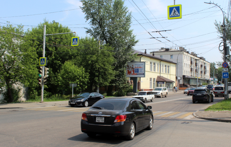 Фотография рекламного носителя, тип: Ситиборд 2.7x3.7, адрес: Советская ул., д.140, поз.2, Иркутск, Иркутская область, Россия. Сторона Б №330430