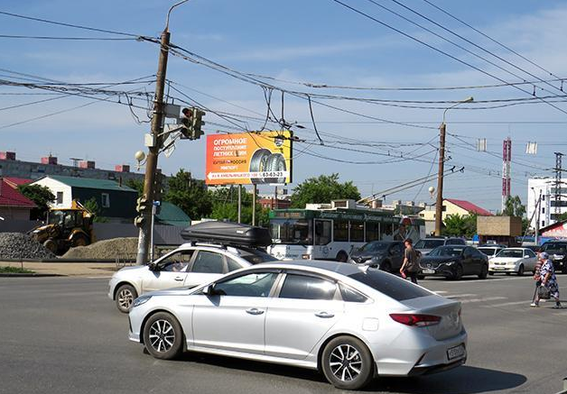 Фотография рекламного носителя, тип: Билборд 3x6, адрес: 10 лет Октября ул., д.116, Омск, Омская область, Россия. Сторона Б №197996