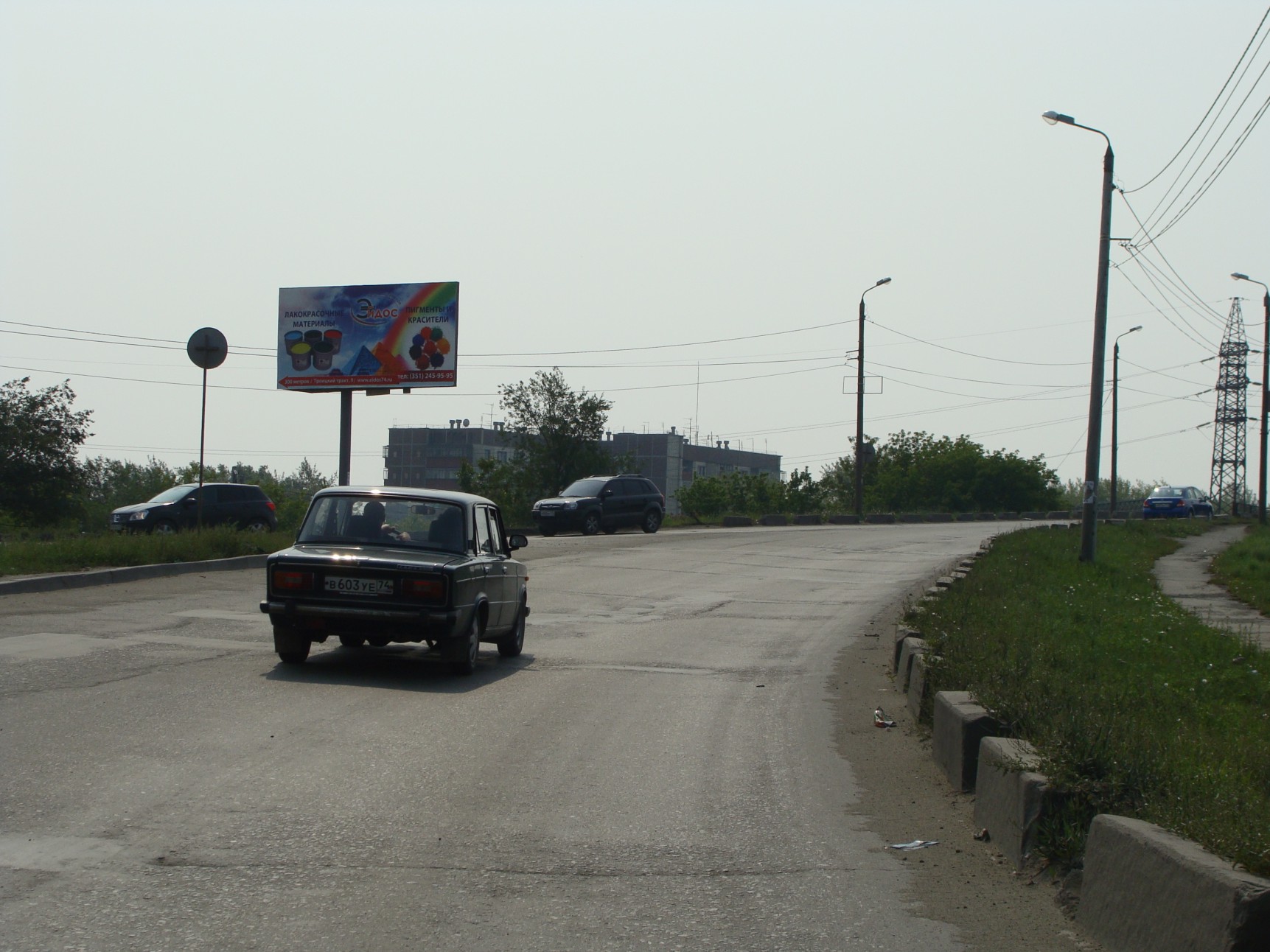 Фотография рекламного носителя, тип: Билборд 3x6, адрес: Троицкий тракт, д.32, Челябинск, Челябинская область, Россия. Сторона В №186010