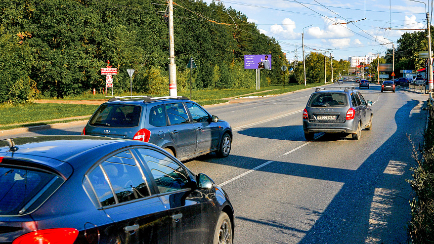 Фотография рекламного носителя, тип: Билборд 3x6, адрес: Полежаева ул., поз.1, Саранск, Республика Мордовия, Россия. Сторона B №1057188