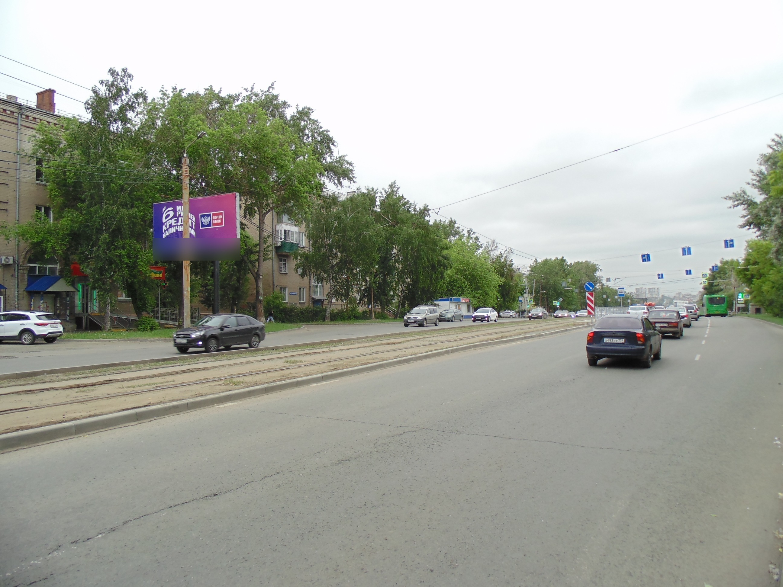 Фотография рекламного носителя, тип: Билборд 3x6, адрес: Победы пр-т., д.125, Челябинск, Челябинская область, Россия. Сторона Б №326289