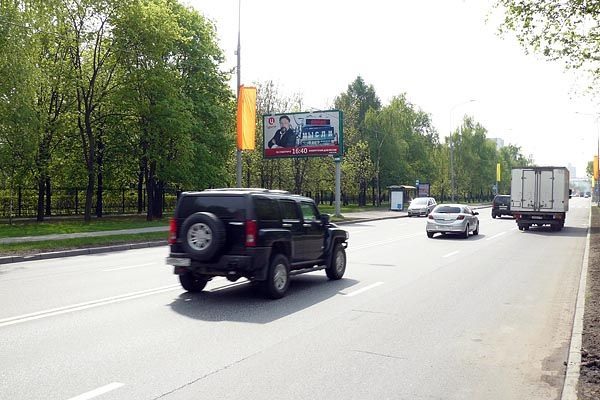 Фотография рекламного носителя, тип: Билборд 3x6, адрес: Свободы ул., д.63-65, Москва, Россия. Сторона B №64964