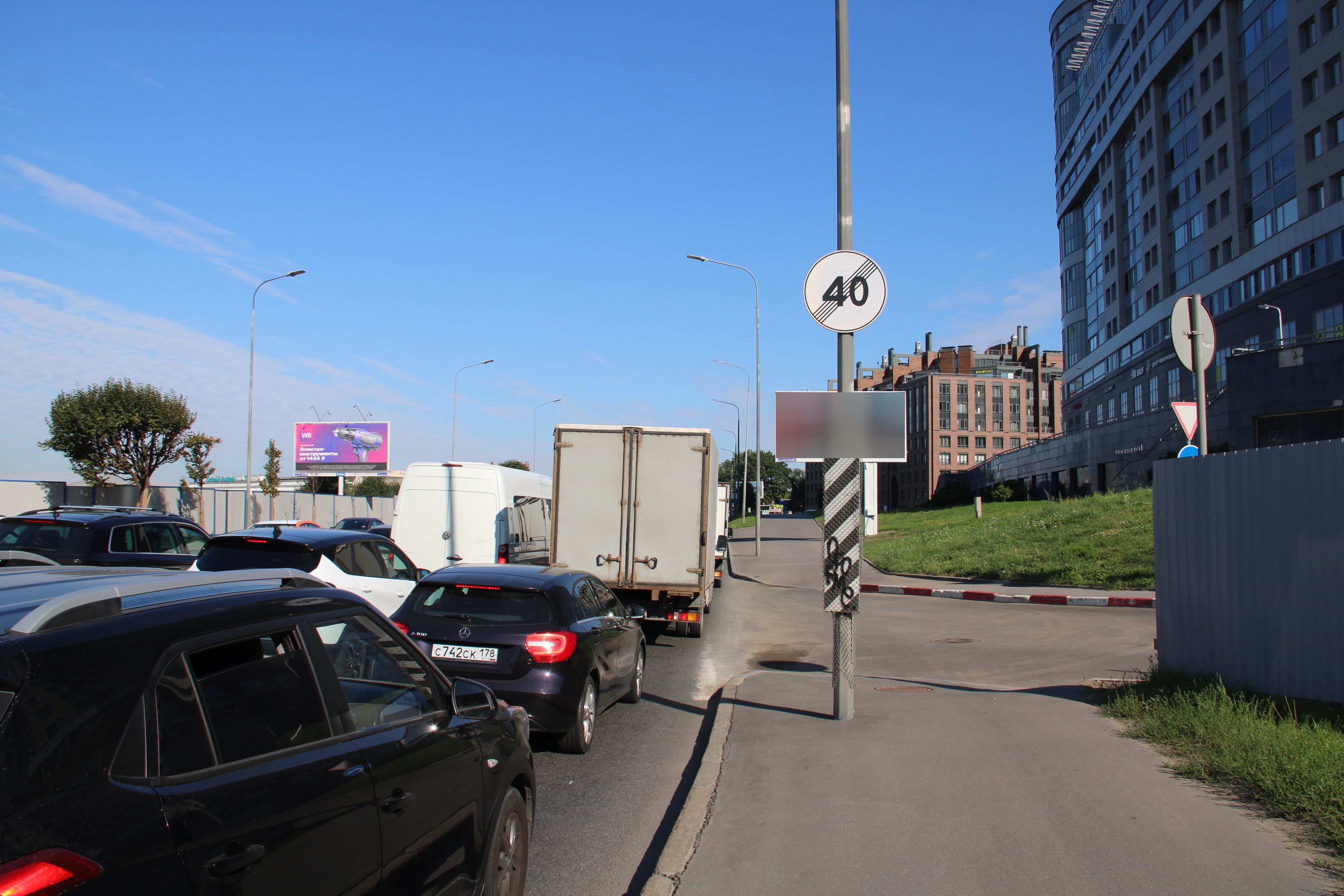 Фотография рекламного носителя, тип: Билборд 3x6, адрес: Свердловская наб., д.58, Санкт-Петербург, Россия. Сторона Б №120889