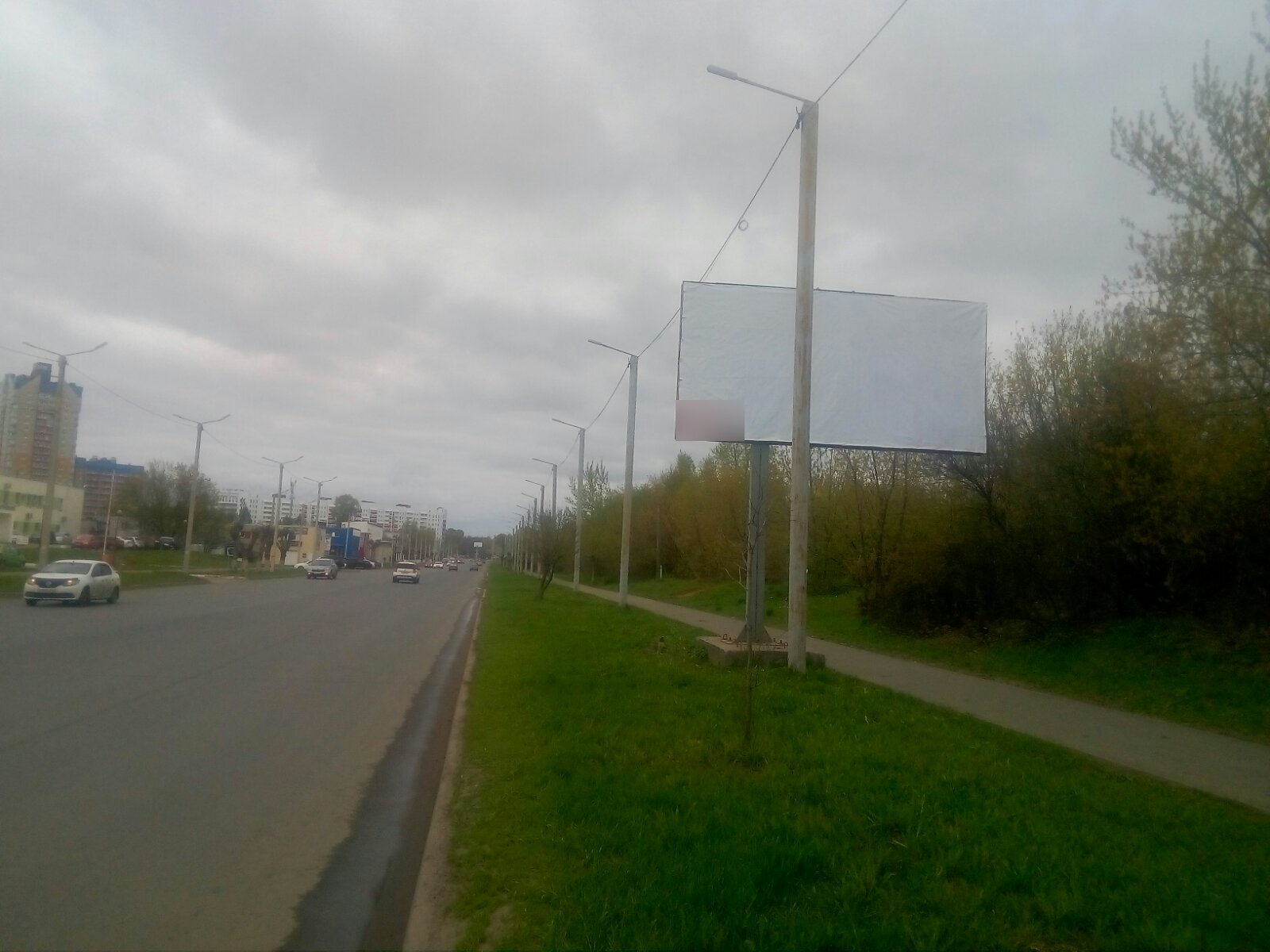 Фотография рекламного носителя, тип: Билборд 3x6, адрес: Воровского ул. Х Солнечная ул., Киров, Кировская область, Россия. Сторона А1-А3 №246639