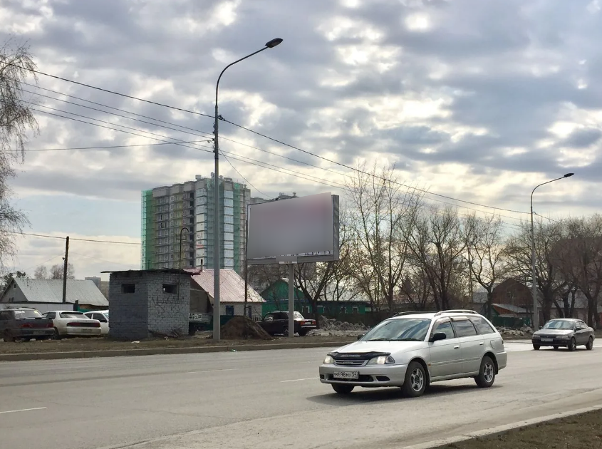 Фотография рекламного носителя, тип: Билборд 3x6, адрес: Строителей пр-т., д.117 Х Полюсный ул., д.39, Барнаул, Алтайский край, Россия. Сторона В №1044612