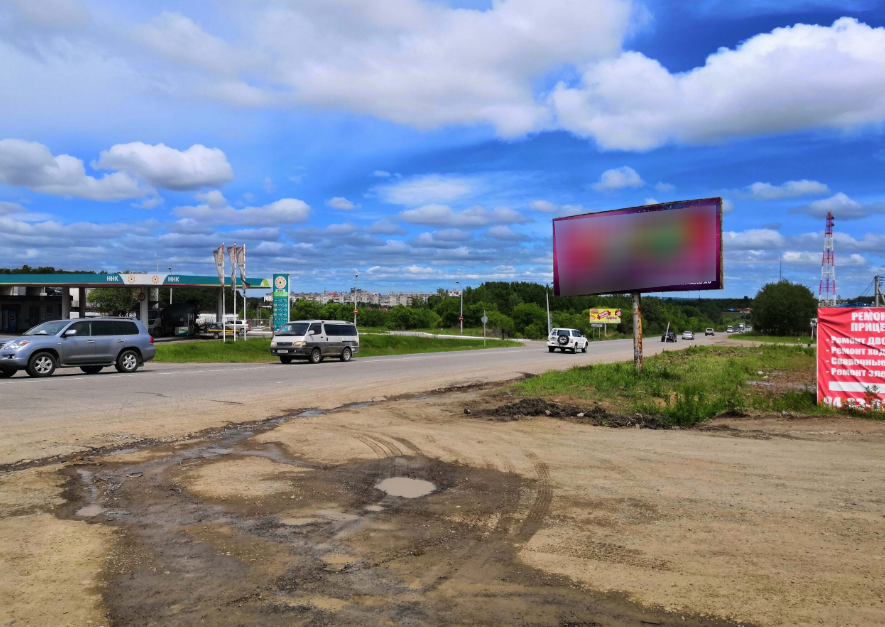 Фотография рекламного носителя, тип: Билборд 3x6, адрес: Ильинка с., Гаражная ул., поз.1, Хабаровск, Хабаровский край, Россия. Сторона А №1339474