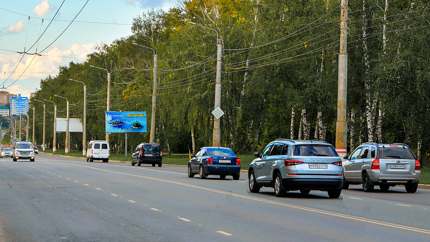 Фотография рекламного носителя, тип: Билборд 3x6, адрес: Осипенко ул., поз.1, Саранск, Республика Мордовия, Россия. Сторона A №1057183