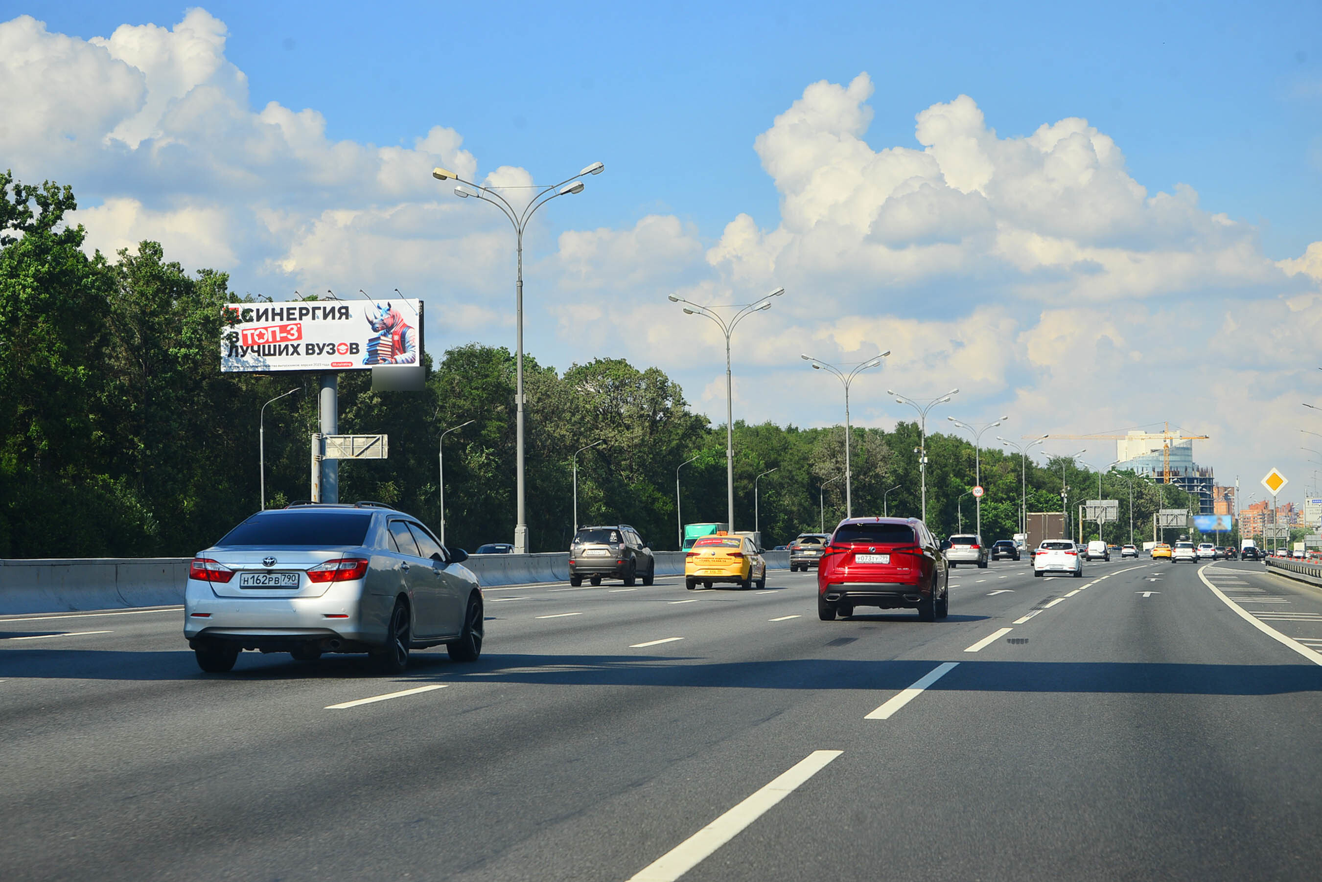 Фотография рекламного носителя, тип: Суперсайт 5x15, адрес: МКАД, 72 400м, Химки, Московская область, Россия. Сторона Б №291502