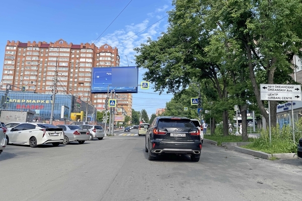 Фотография рекламного носителя, тип: Билборд 3x6, адрес: Океанский проспект, д.69, Владивосток, Приморский край, Россия. Сторона Б №159937
