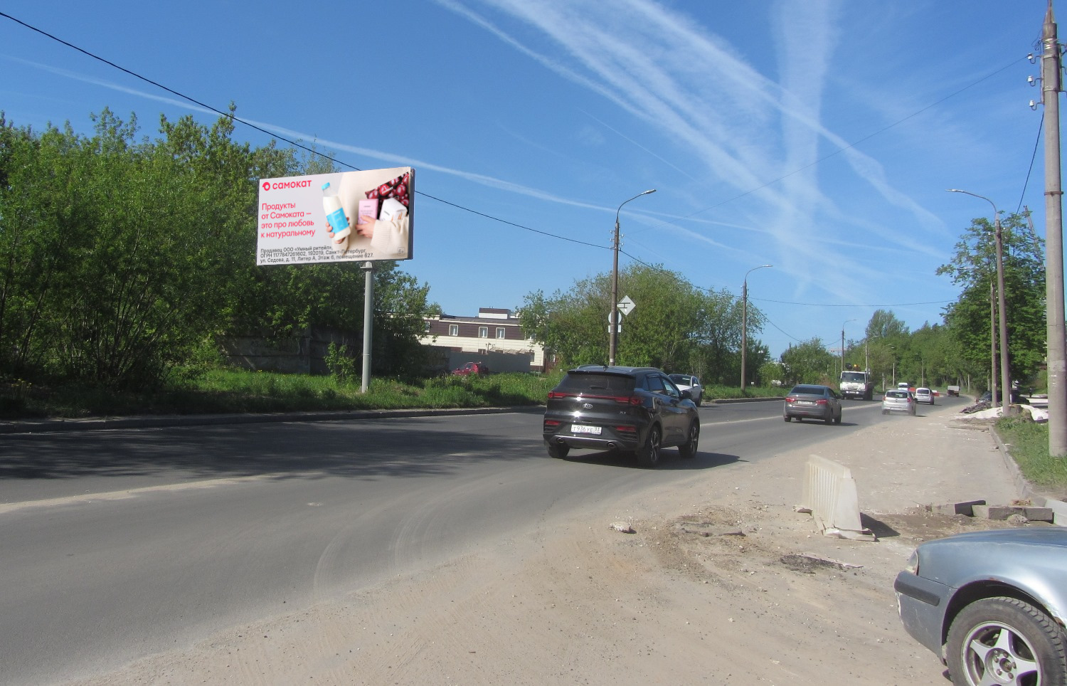 Фотография рекламного носителя, тип: Билборд 3x6, адрес: Рокадная дорога х Почаевская ул., Владимир, Владимирская область, Россия. Сторона Б №1364341