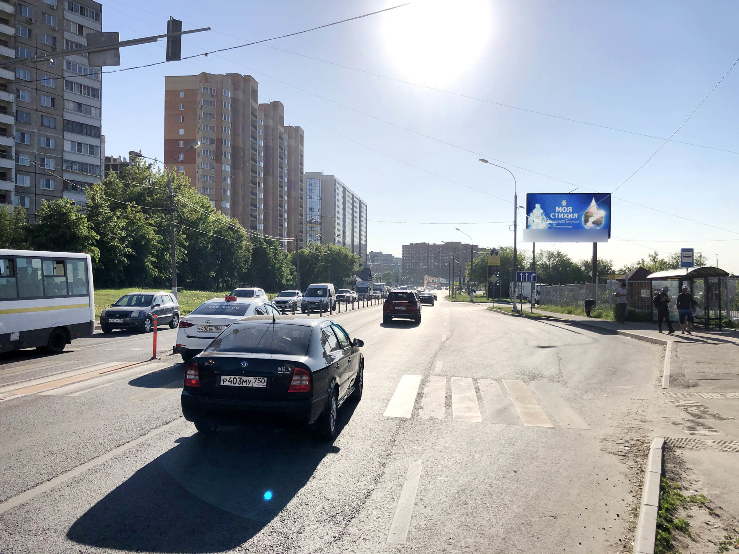 Фотография рекламного носителя, тип: Билборд 3x6, адрес: Гагарина ул., д.79, Жуковский, Московская область, Россия. Сторона А1 №973086