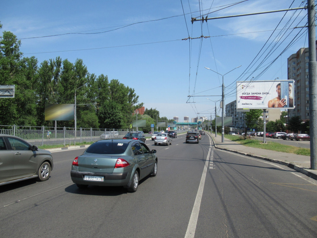 Фотография рекламного носителя, тип: Билборд 3x6, адрес: Московский пр-т., д.159, Ярославль, Ярославская область, Россия. Сторона А1-А3 №109694