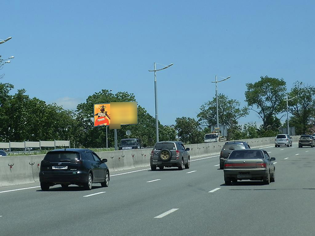 Фотография рекламного носителя, тип: Билборд 3x6, адрес: Маковского ул., д.53, Владивосток, Приморский край, Россия. Сторона Б №88767