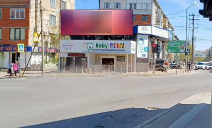 Фотография рекламного носителя, тип: Медиафасад, адрес: Абдулхакима Исмаилова ул. Х Ташкентская, Махачкала, Республика Дагестан, Россия. Сторона А1-А10 №1350168