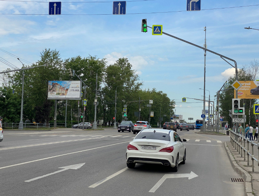 Фотография рекламного носителя, тип: Билборд 3x6, адрес: Атласова ул., Х Проектируемым пр-зд №5258, Москва, Россия. Сторона Б №1045406