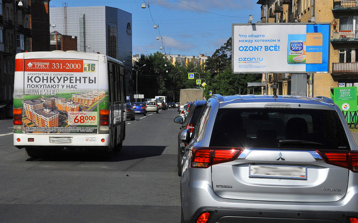 Фотография рекламного носителя, тип: Билборд 3x6, адрес: Бабушкина ул., д.36, корп.1, Санкт-Петербург, Россия. Сторона A №170640
