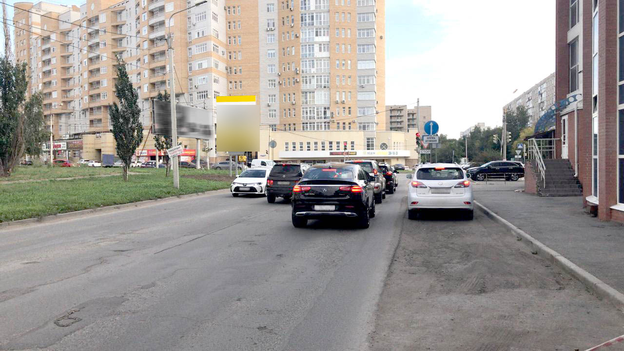 Фотография рекламного носителя, тип: Билборд 3x4, адрес: Волховстроя ул., д.18 Х Кемеровская ул., Омск, Омская область, Россия. Сторона Б №1402927