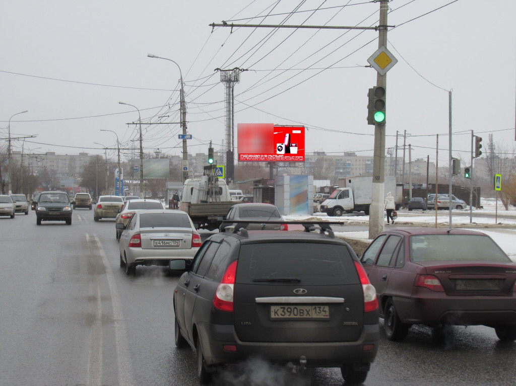 Фотография рекламного носителя, тип: Билборд 3x6, адрес: Еременко ул., д.43, Волгоград, Волгоградская область, Россия. Сторона А12 №111355