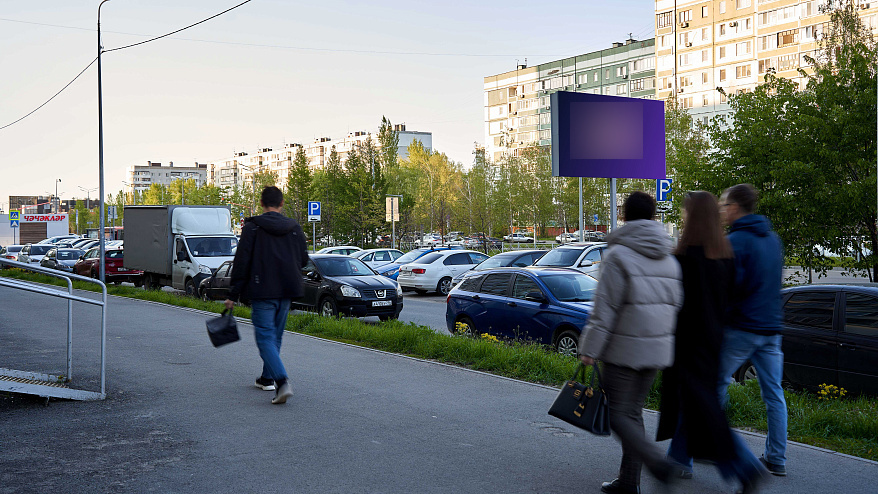 Фотография рекламного носителя, тип: Билборд 3x6, адрес: Амирхана ул., д.83, Казань, Республика Татарстан, Россия. Сторона B №761148
