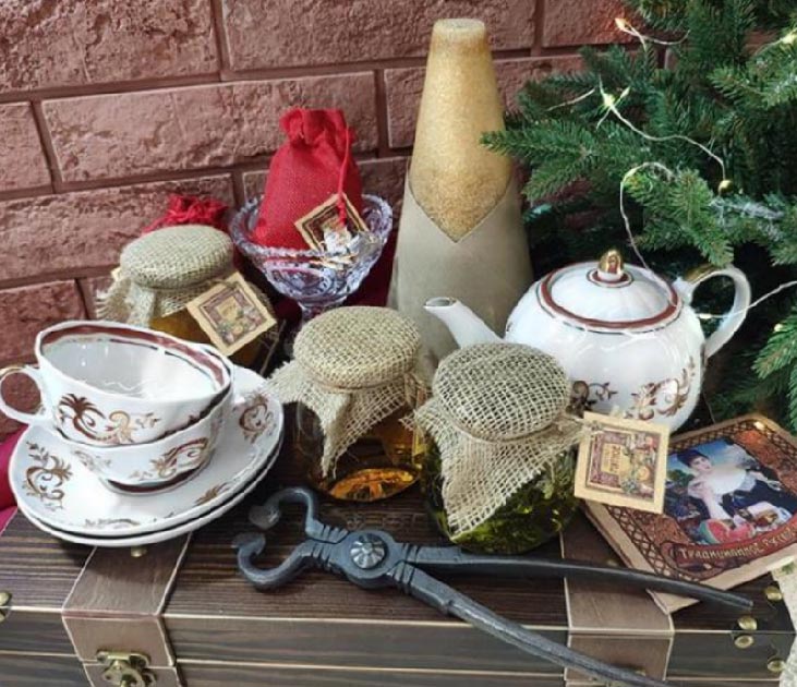 Набор «Сахарная голова с щипцами для колки»