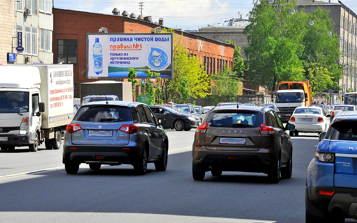 Фотография рекламного носителя, тип: Билборд 3x6, адрес: Бабушкина ул., д.36, корп.1, Санкт-Петербург, Россия. Сторона B №170641