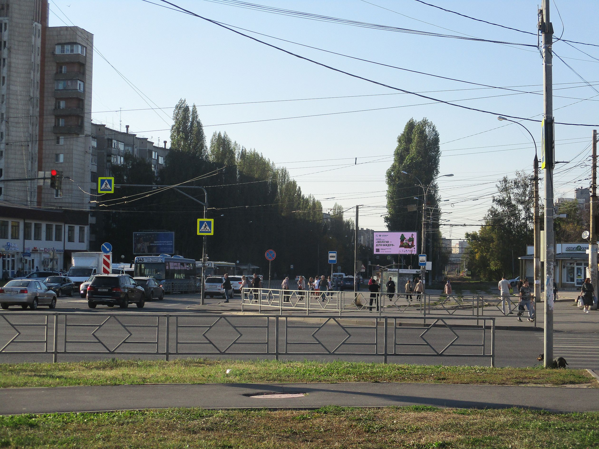 Фотография рекламного носителя, тип: Билборд 3x6, адрес: 60 лет СССР пр-т., в районе ост. Октябрьский рынок, Липецк, Липецкая область, Россия. Сторона А1-А10 №1057423