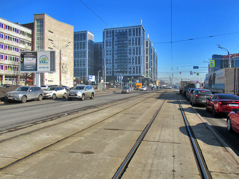 Фотография рекламного носителя, тип: Билборд 3x6, адрес: Салова ул., д.63 Х Бухарестская ул., Санкт-Петербург, Россия. Сторона В №165823
